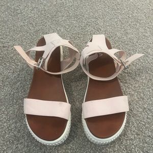 Mia Ankle Strap Platform Sandals size 8.5